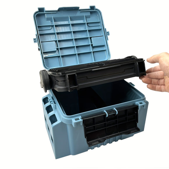 NNETM Fishing Gear Box Tackle Case Rod Holder