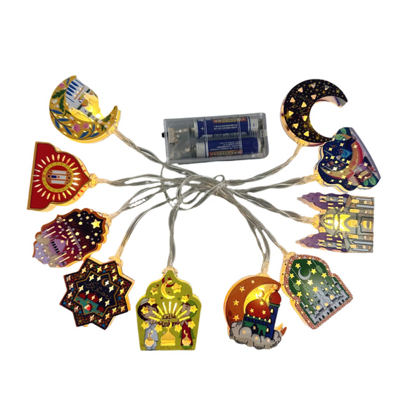 NNETM Colorful Ramadan LED String Lights