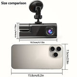 NNETM Dual Lens Dash Cam with Night Vision