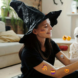 NNETM Halloween Temporary Tattoo Sheets Party Stickers (408pcs)