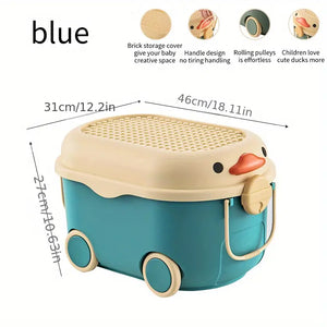 NNETM Cute Duck Toy Storage Box