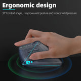 NNETM Vertical Ergonomic Wireless Mouse LED Screen