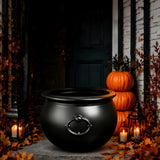 Extra Large Witch's Cauldron Candy Jar – 16.54-Inch Black Plastic