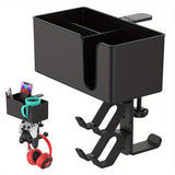 NNETM 5-in-1 Under Desk Storage Rack Rotating Holder
