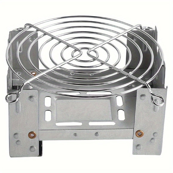 NNETM Zinc Alloy Folding Camp Stove for Outdoor Cooking (2pcs)