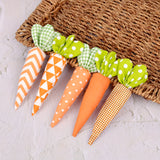 NNETM Set of 5 Colorful Carrot Decorations for Home Decor