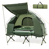 NNECW 1-Person Camping Tent Cot with Air Mattress and Carry Bag for Picnic, Trip