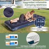 NNECW 1-Person Camping Tent Cot with Air Mattress and Carry Bag for Picnic, Trip