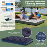 NNECW 2-Person Camping Tent Cot with Air Mattress and Carry Bag for Picnic, Trip