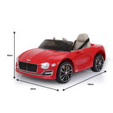 NNEDPE Bentley Exp 12 Speed 6E Licensed Kids Ride On Electric Car  Red