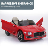 NNEDPE Bentley Exp 12 Speed 6E Licensed Kids Ride On Electric Car  Red