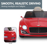 NNEDPE Bentley Exp 12 Speed 6E Licensed Kids Ride On Electric Car  Red