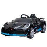 NNEDPE Licensed Bugatti Divo Kids Electric Ride On Car - Black