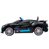 NNEDPE Licensed Bugatti Divo Kids Electric Ride On Car - Black