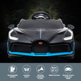 NNEDPE Licensed Bugatti Divo Kids Electric Ride On Car - Black