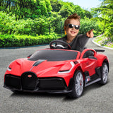 NNEDPE Licensed Bugatti Divo Electric Kids Ride-on Car  - Red