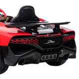 NNEDPE Licensed Bugatti Divo Electric Kids Ride-on Car  - Red