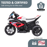 NNEDPE BMW HP4 Race Kids Toy Electric Ride On Motorcycle - Red