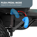 NNEDPE G18 Kids Ride On Pedal Go Kart - Blue