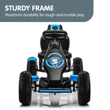 NNEDPE G18 Kids Ride On Pedal Go Kart - Blue