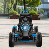 NNEDPE G18 Kids Ride On Pedal Go Kart - Blue