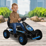 NNEDPE G18 Kids Ride On Pedal Go Kart - Blue