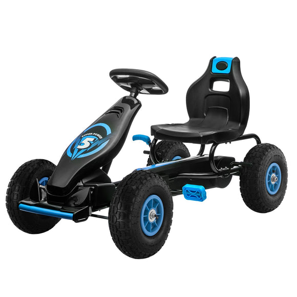NNEDPE G18 Kids Ride On Pedal Go Kart - Blue