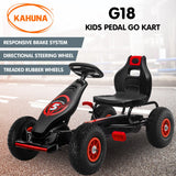 NNEDPE G18 Kids Ride On Pedal Powered Go Kart Racing Style - Red