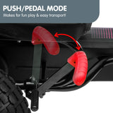 NNEDPE G18 Kids Ride On Pedal Powered Go Kart Racing Style - Red