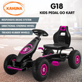 NNEDPE G18 Kids Ride On Pedal Go Kart - Rose Pink