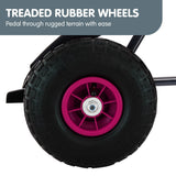 NNEDPE G18 Kids Ride On Pedal Go Kart - Rose Pink