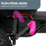 NNEDPE G18 Kids Ride On Pedal Go Kart - Rose Pink