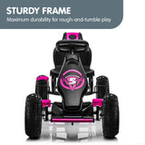 NNEDPE G18 Kids Ride On Pedal Go Kart - Rose Pink
