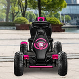 NNEDPE G18 Kids Ride On Pedal Go Kart - Rose Pink