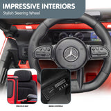 NNEDPE Mercedes Benz AMG G63 Licensed Kids Ride On Car Remote Control - Red