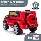 NNEDPE Mercedes Benz AMG G63 Licensed Kids Ride On Car Remote Control - Red