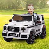 NNEDPE Mercedes Benz AMG G63 Licensed Kids Ride On Car Remote Control - White