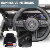NNEDPE Mercedes Benz AMG G63 Licensed Kids Ride On Car Remote Control - White