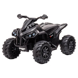 NNEDPE GTS99 Kids Toy Electric Ride On Quad Bike 50W ATV - Black