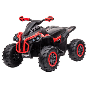 NNEDPE GTS99 Kids Electric Ride On Quad Bike Toy ATV 50W - Red