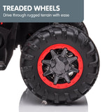 NNEDPE GTS99 Kids Electric Ride On Quad Bike Toy ATV 50W - Red