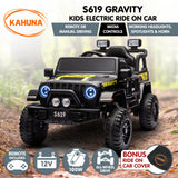 NNEDPE S619 Gravity Kids Electric Ride On Car - Black