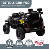 NNEDPE S619 Gravity Kids Electric Ride On Car - Black