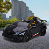 NNEDPE Lamborghini Performante Kids Electric Ride On Car  Black