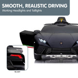 NNEDPE Lamborghini Performante Kids Electric Ride On Car  Black