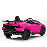 NNEDPE Lamborghini Performante Kids Electric Ride On Car Remote Control Pink