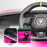 NNEDPE Lamborghini Performante Kids Electric Ride On Car Remote Control Pink