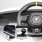 NNEDPE Lamborghini Performante Kids Electric Ride On Car - White