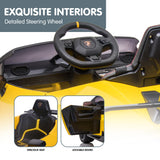 NNEDPE Lamborghini Performante Kids Electric Ride On Car - Yellow