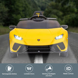 NNEDPE Lamborghini Performante Kids Electric Ride On Car - Yellow
